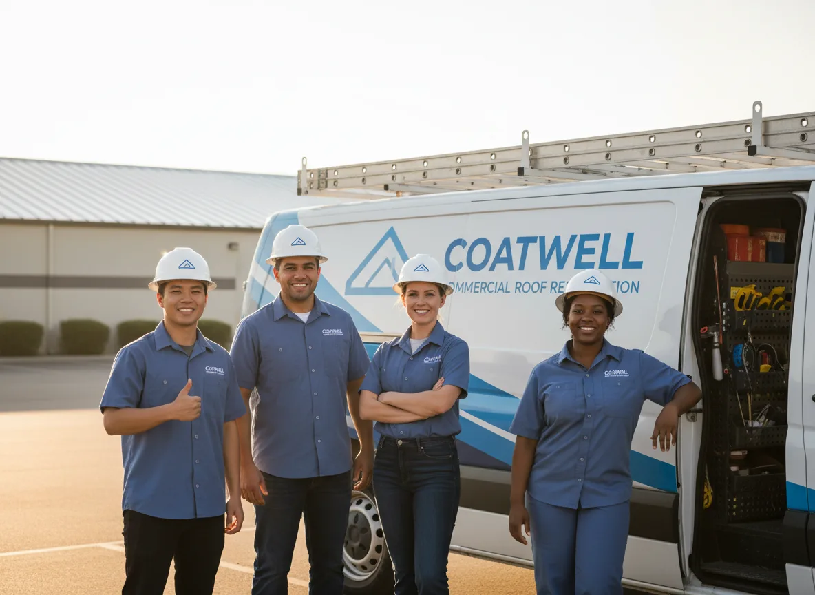 Commercial roof coating company in Quinby, VA